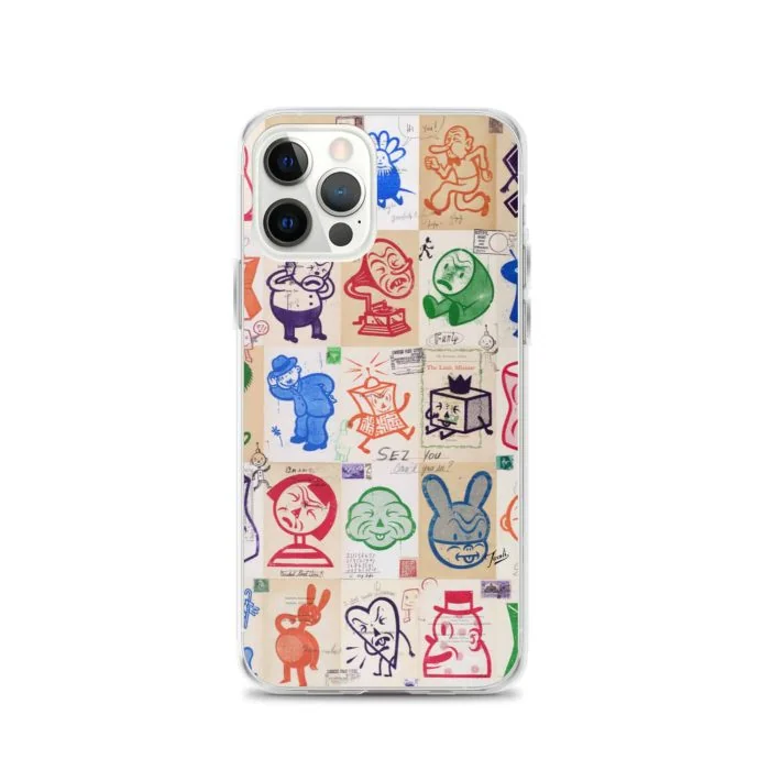 iphone-case-iphone-12-pro-case-on-phone-636bcfb83bd3d.jpg "Wallop" iPhone Case - artwork by Gary Taxali