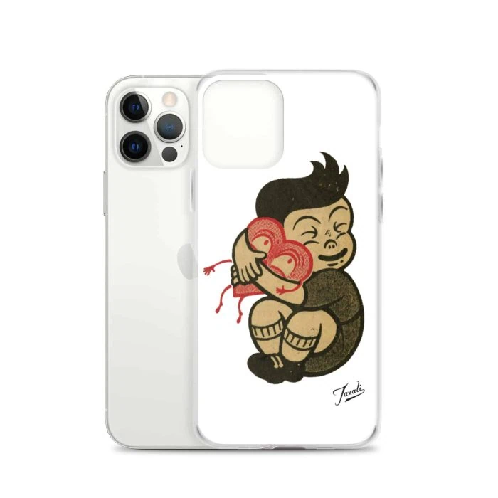 iphone-case-iphone-12-pro-case-with-phone-636bd2bcd0c95.jpg "Love You" iPhone Case - artwork by Canadian artist Gary Taxali