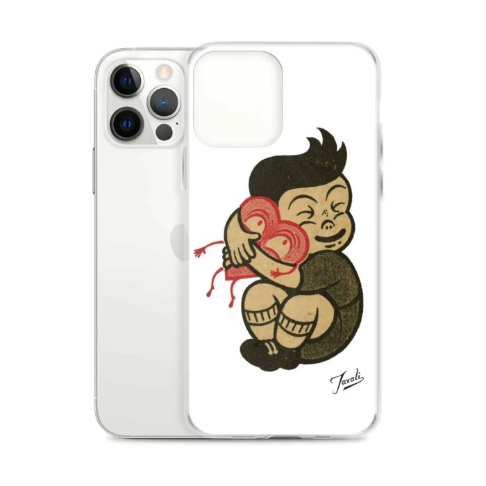 iphone-case-iphone-12-pro-max-case-with-phone-636bd2bcd0d88.jpg "Love You" iPhone Case - artwork by Canadian artist Gary Taxali