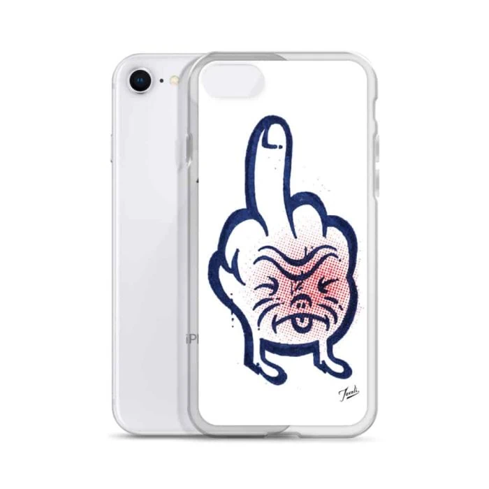 iphone-case-iphone-7-8-case-with-phone-636bcd9d64bb2.jpg "Don't Call Me" iPhone Case - artwork by Canadian artist Gary Taxali