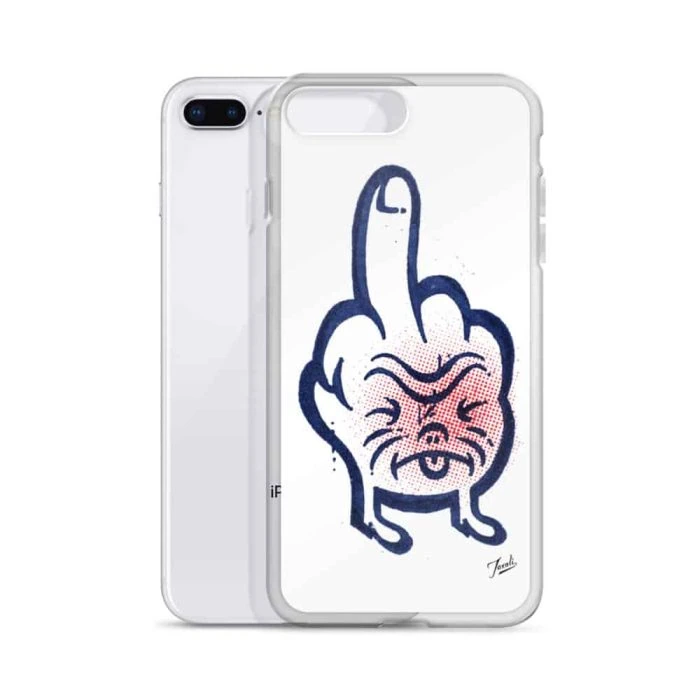 iphone-case-iphone-7-plus-8-plus-case-with-phone-636bcd9d64b26.jpg "Don't Call Me" iPhone Case - artwork by Canadian artist Gary Taxali