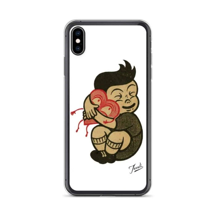 iphone-case-iphone-xs-max-case-on-phone-636bd2bcd1b6e.jpg "Love You" iPhone Case - artwork by Canadian artist Gary Taxali