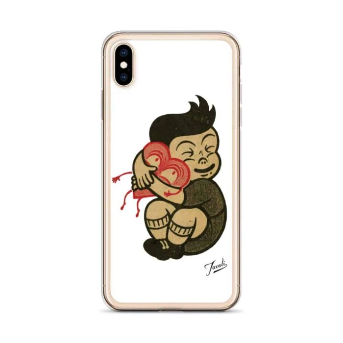 iphone-case-iphone-xs-max-case-on-phone-636bd2bcd1c60.jpg "Love You" iPhone Case - artwork by Canadian artist Gary Taxali