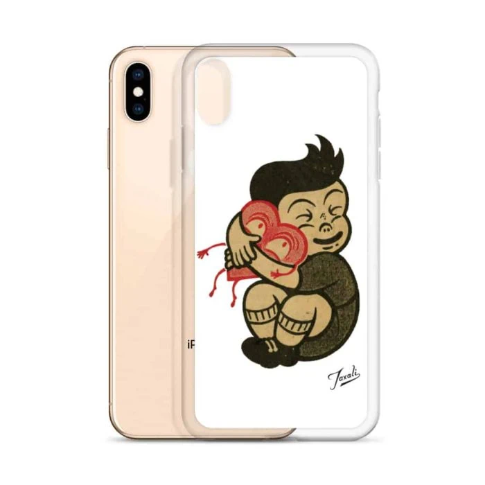 iphone-case-iphone-xs-max-case-with-phone-636bd2bcd1cd6.jpg "Love You" iPhone Case - artwork by Canadian artist Gary Taxali