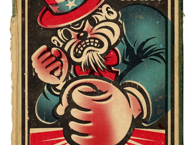 GARY TAXALI "I WANT WAR" SMALL PRINT