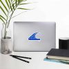 Gary Taxali “Wave” Bubble-free stickers - artist merchandise by Gary Taxali