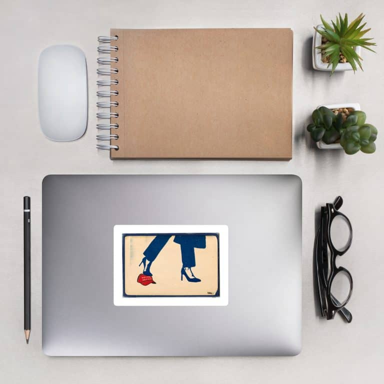 kiss-cut-stickers-white-5.5x5.5-lifestyle-1-66a132b9e2e28.jpg Gary Taxali "Kamala 2024" Bubble-free stickers - artist merchandise by Canadian artist Gary Taxali