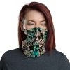 Mask/Neck Gaiter "Let's Be Famous Together" - art fashion by Canadian artist Gary Taxali