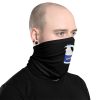 Mask/Neck Gaiter "WARNING: Harmful if Consumed" - artist designed clothing by Gary Taxali