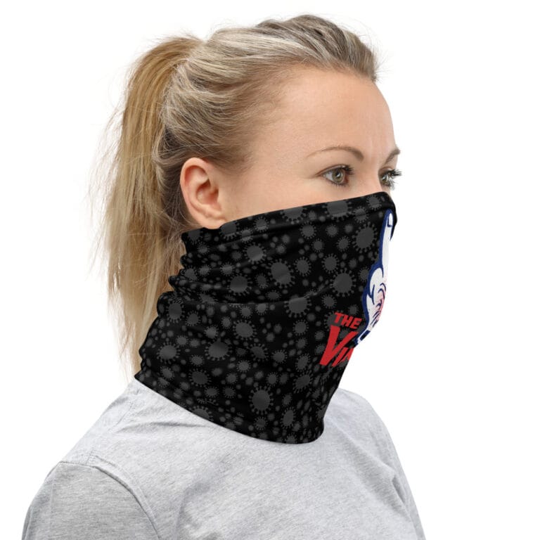mockup-54244289.jpg Mask/Neck Gaiter "@#%&*! the Virus" - Black - art fashion by Canadian artist Gary Taxali