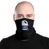 Mask/Neck Gaiter "WARNING: Harmful if Consumed" - artist designed clothing by Gary Taxali