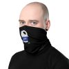 Mask/Neck Gaiter "WARNING: Harmful if Consumed" - artist designed clothing by Gary Taxali