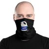 Mask/Neck Gaiter "WARNING: Harmful if Consumed" - artist designed clothing by Gary Taxali