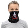Mask/Neck Gaiter "@#%&*! the Virus" - Black - art fashion by Canadian artist Gary Taxali