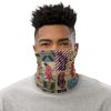 Mask/Neck Gaiter "Hindi Love Songs" - art fashion by Canadian artist Gary Taxali