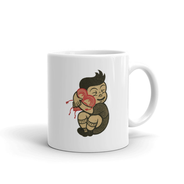 "Love You" Mug - pop art gift by Gary Taxali