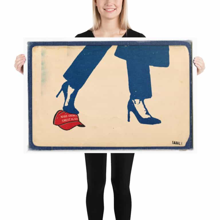 Gary Taxali "Kamala 2024" poster/sign - signed print by Gary Taxali