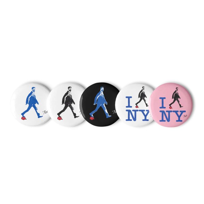 set-of-pin-buttons-white-1.25-front-690f721c857a8.jpg Gary Taxali “Zohran Mamdani” pins - pop art gift by Gary Taxali