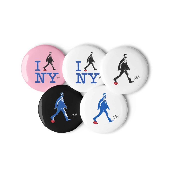 set-of-pin-buttons-white-2.25-front-2-690f721c859d2.jpg Gary Taxali “Zohran Mamdani” pins - pop art gift by Gary Taxali