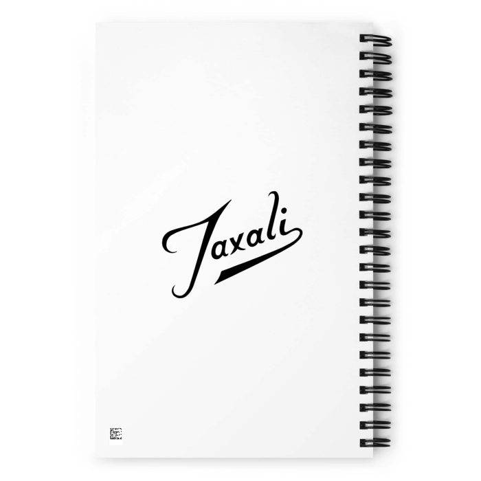 spiral-notebook-white-back-6509f7d96c3bc.jpg "Let's Be Famous Together" Spiral Gary Taxali notebook - artist merchandise by Gary Taxali