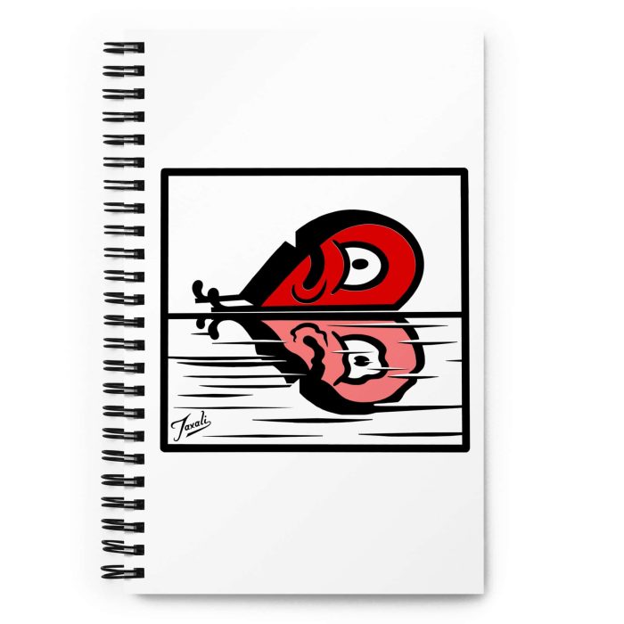 "Love Reflections" Spiral Gary Taxali notebook - pop art gift by Canadian artist Gary Taxali