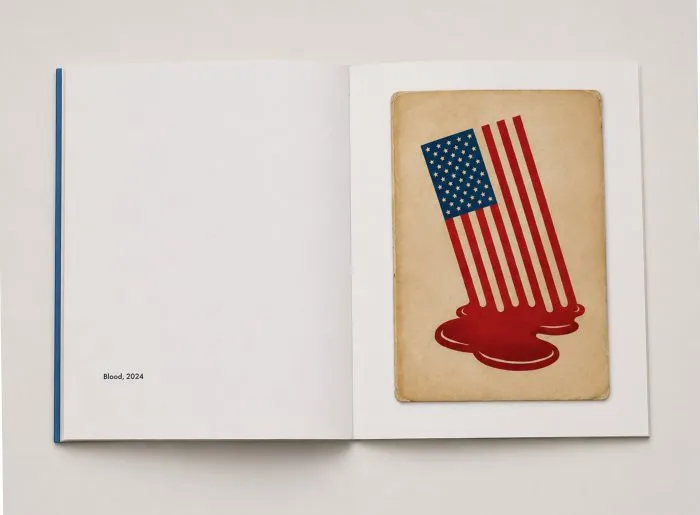 spread1 FLAGGED - Softcover Art Book - art book by Gary Taxali