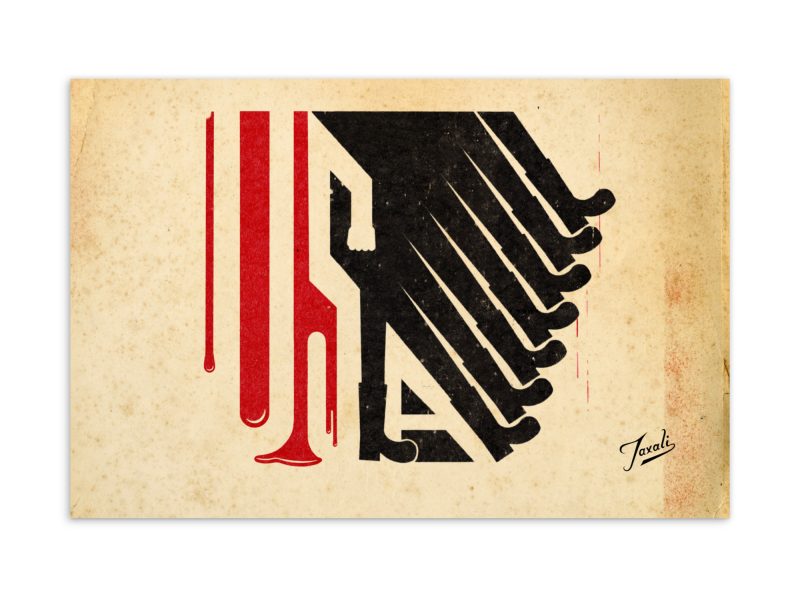 GARY TAXALI "ALL LOUD ON THE WESTERN FRONT" Standard Postcard