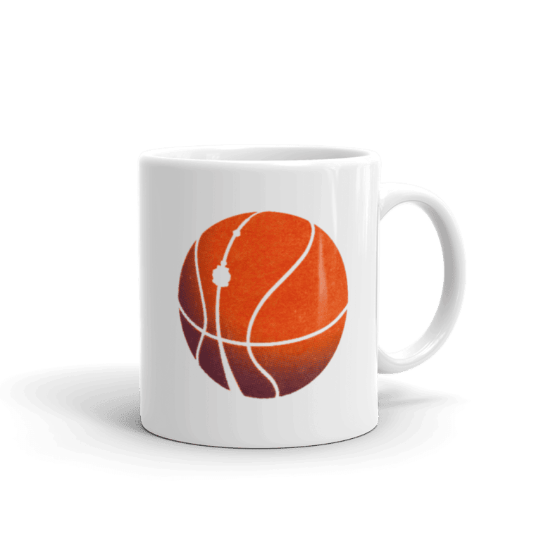 "Toronto Basketball" Mug - art gift by Canadian artist Gary Taxali