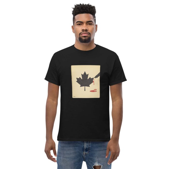 GARY TAXALI “DON'T MESS WITH CANADA" UNISEX CLASSIC T-SHIRT - artist designed clothing by Canadian artist Gary Taxali