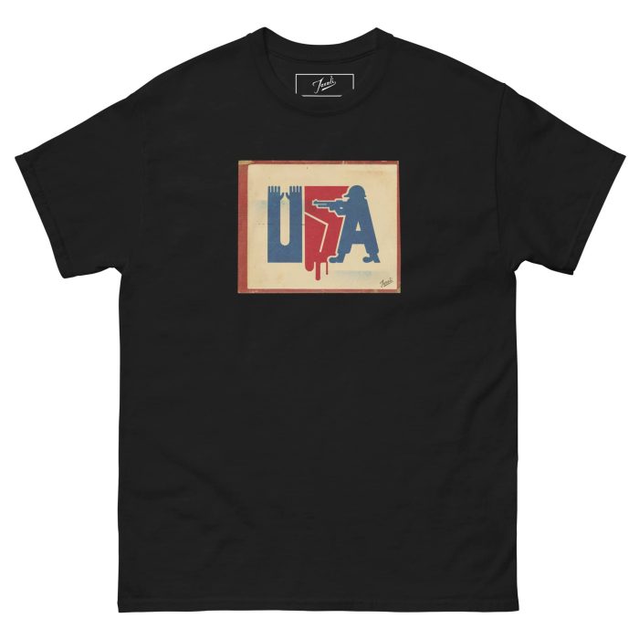 GARY TAXALI "STICK UP" UNISEX CLASSIC TEE - artist designed clothing by Canadian artist Gary Taxali