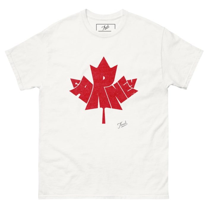 unisex-classic-tee-white-front-67d5b57d561e6.jpg GARY TAXALI "CARNEY” UNISEX CLASSIC T-SHIRT - art fashion by Gary Taxali