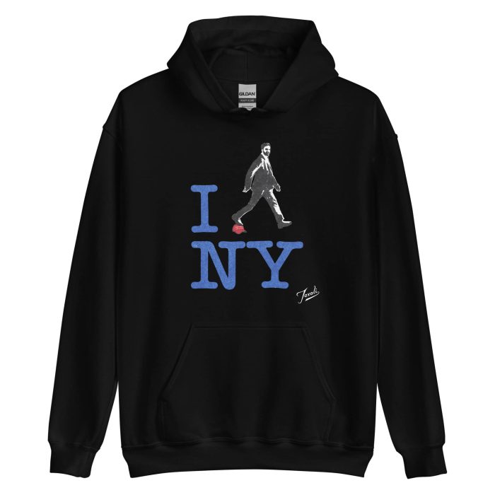 unisex-heavy-blend-hoodie-black-front-690f9b0ca99e9.jpg GARY TAXALI “ZOHRAN MAMDANI – I HEART NY” UNISEX HOODIE - art fashion by Gary Taxali
