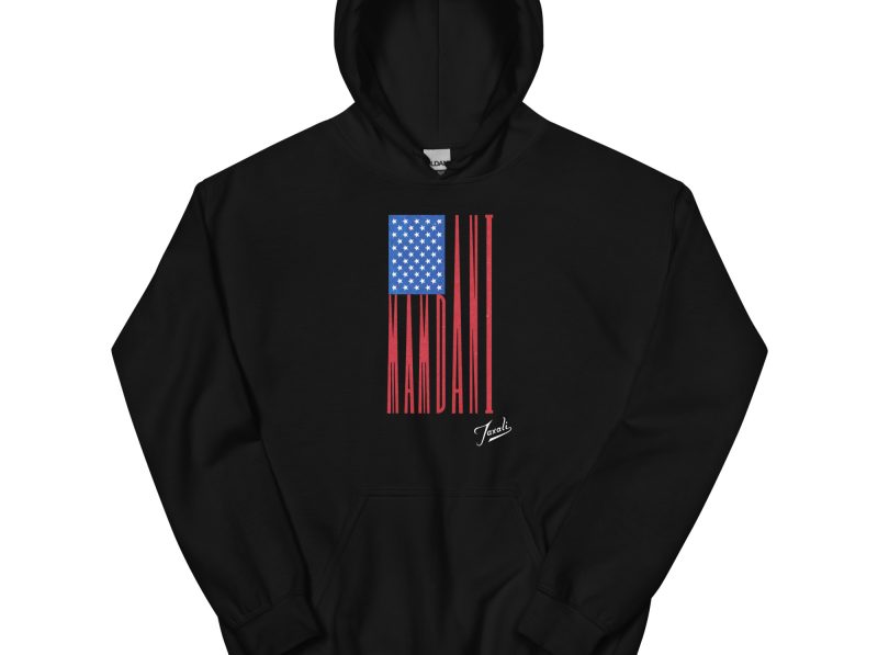 GARY TAXALI “MAMDANI FLAG” UNISEX HOODIE - DARK COLOURS