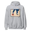 “Gary Taxali “Kamala 2024” Anti-MAGA Unisex Hoodie - Red and Light Colours - artist designed clothing by Gary Taxali