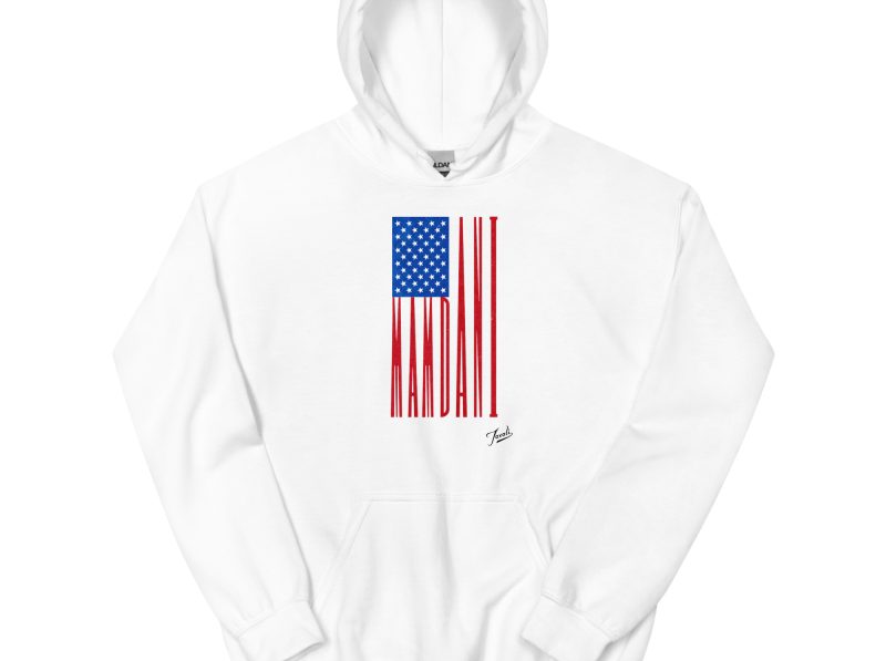 GARY TAXALI “MAMDANI FLAG” UNISEX HOODIE - LIGHT COLOURS