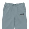 Gary Taxali "Bye" on unisex pigment-dyed sweatpants - artist designed clothing by Gary Taxali