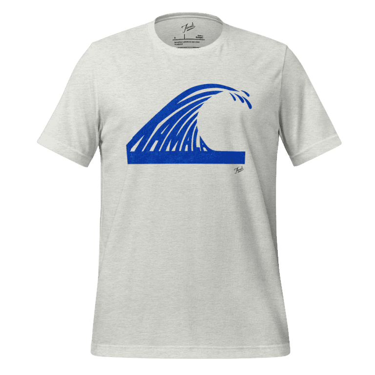unisex-staple-t-shirt-ash-front-66d485bdee322 Gary Taxali “Wave” Unisex T-Shirt - pop art apparel by Canadian artist Gary Taxali