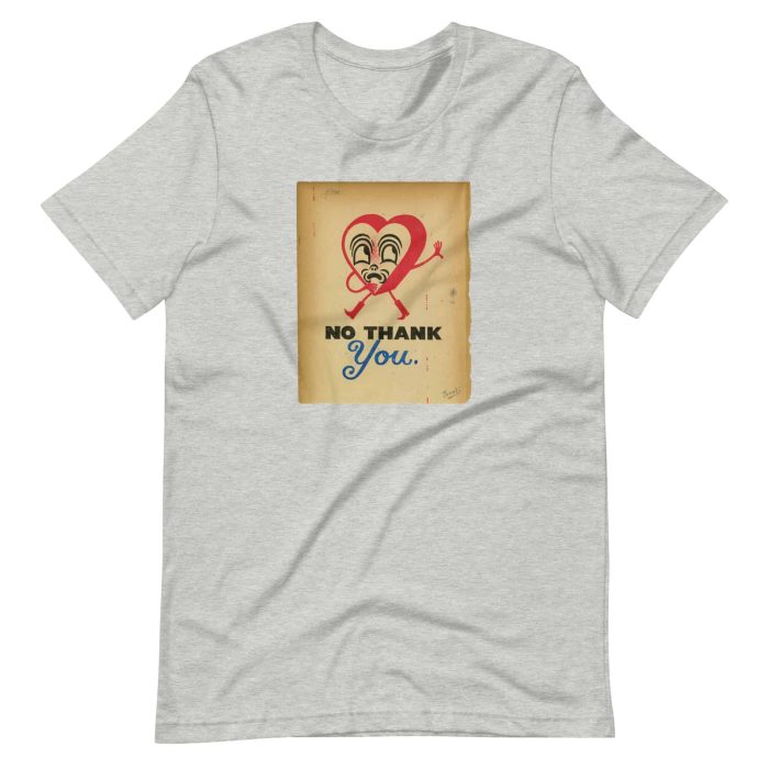"No Thank You" Unisex Gary Taxali t-shirt - art fashion by Gary Taxali
