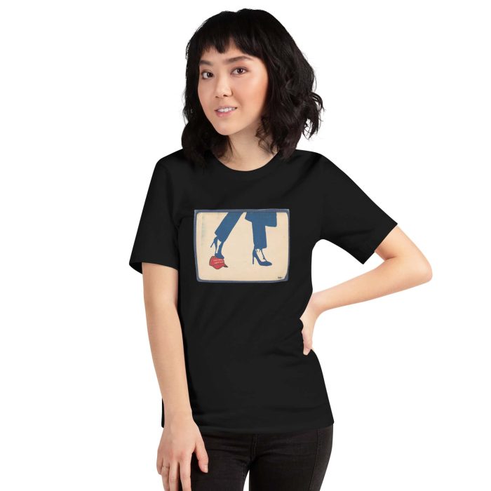 unisex-staple-t-shirt-black-front-66d35344ddd46.jpg Gary Taxali “Kamala 2024” Unisex T-Shirt - art fashion by Gary Taxali