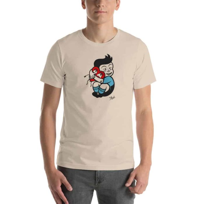 "Love You" Unisex Gary Taxali t-shirt - pop art apparel by Canadian artist Gary Taxali