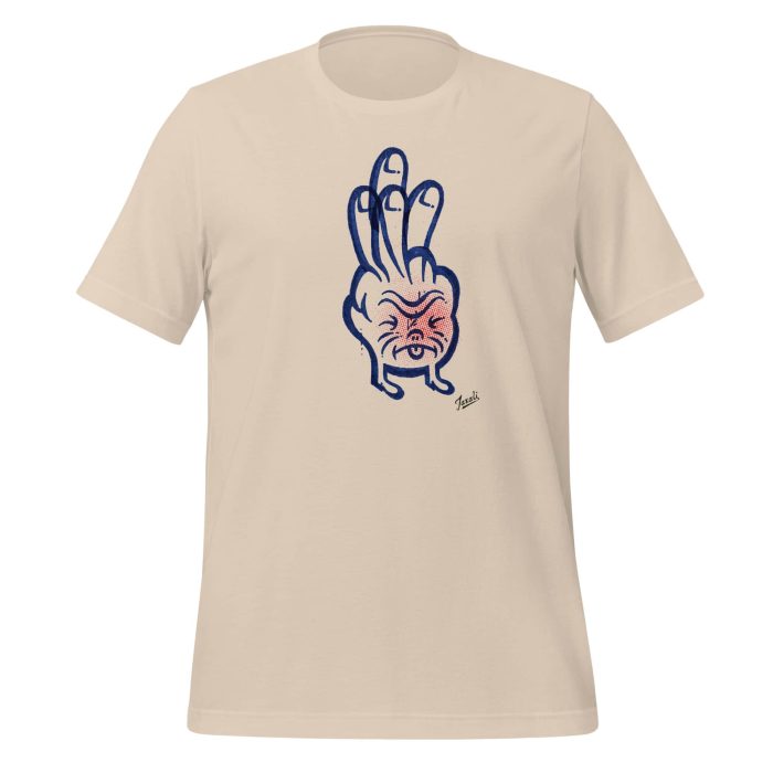 "Fuck AI" Unisex Gary Taxali t-shirt - artist designed clothing by Gary Taxali