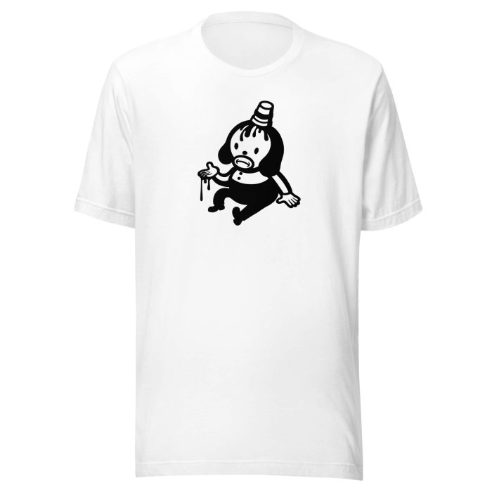 "Coffee Mishap" Unisex Gary Taxali t-shirt - pop art apparel by Canadian artist Gary Taxali