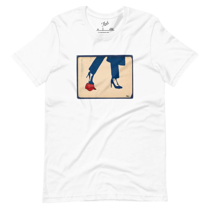 unisex-staple-t-shirt-white-front-66d3534501f69.jpg Gary Taxali “Kamala 2024” Unisex T-Shirt - art fashion by Gary Taxali
