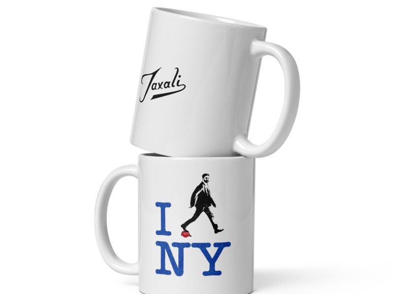 GARY TAXALI - "ZOHRAN MAMDANI - I HEART NY" WHITE MUG