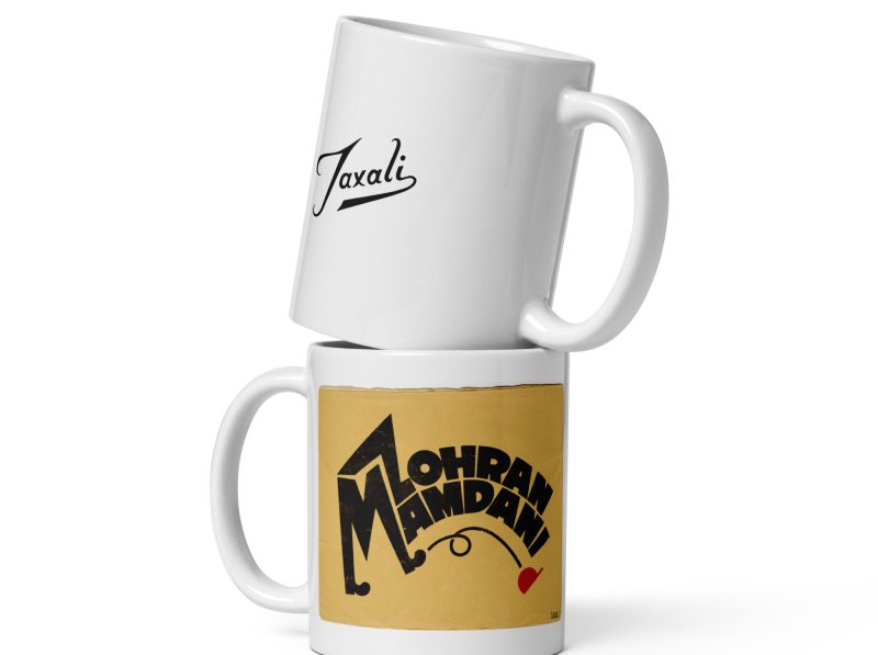 "Mamdani Kicks" White Mug