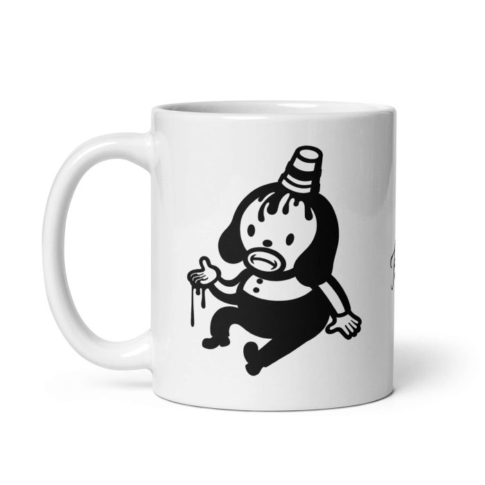 “Coffee Mishap” Gary Taxali Glossy Mug - art fashion by Gary Taxali