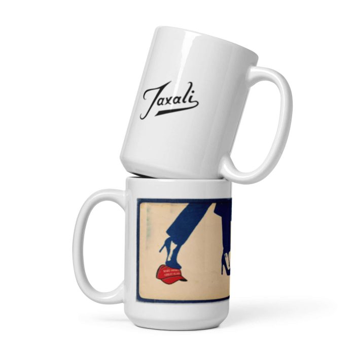 white-glossy-mug-white-15-oz-front-view-66c882f19e533.jpg Gary Taxali "Kamala 2024" Anti-MAGA mug - artist merchandise by Gary Taxali