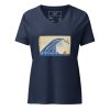 “Gary Taxali “Kamala Wave” Women’s relaxed v-neck t-shirt - art fashion by Gary Taxali