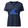 Gary Taxali “Wave” Women’s relaxed v-neck t-shirt - art fashion by Canadian artist Gary Taxali
