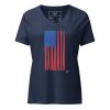 Gary Taxali “Kamala Flag Simple Graphic” Women’s relaxed v-neck t-shirt - artist designed clothing by Gary Taxali
